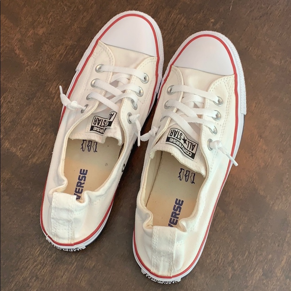 White CONVERSE “Shoreline” 8.5